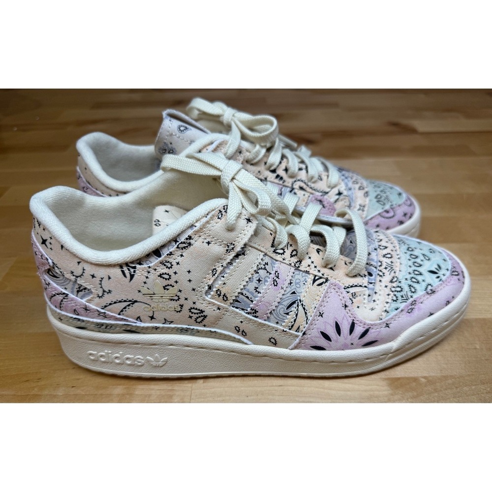 Adidas Forum 84 Low CL W Paisley Bandana Patchwork Womens  Multicolor 8W